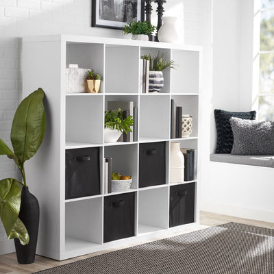 Better Homes & Gardens 16-Cube Storage Organizer, White Texture**New in Box**