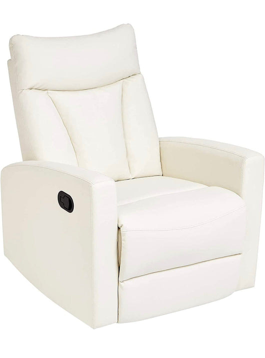 JC Home Recliner, Creamy White- NEW AND ASSEMBLED!!!