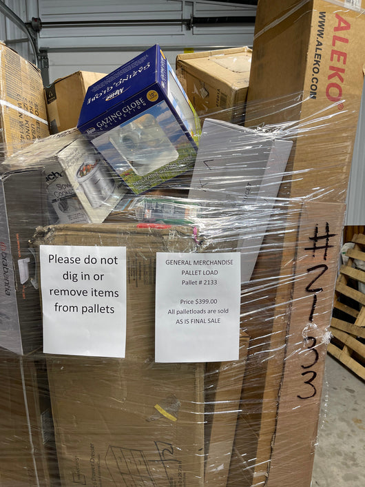 JUMBO LIQUIDATION PALLET- number 2133