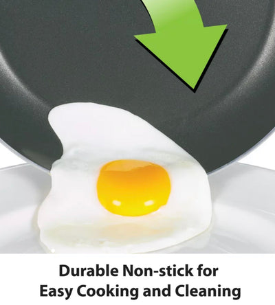T-Fal Initiatives 18 Piece Non-stick Dishwasher Safe Cookware Set, Gray- NEW IN BOX!!! (Missing 4 pieces)