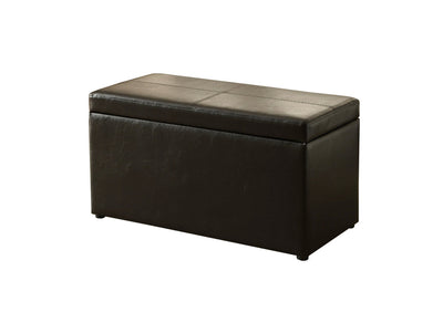 Better Homes & Gardens 30-inch Hinged Storage Ottoman, Brown (new out of the box)