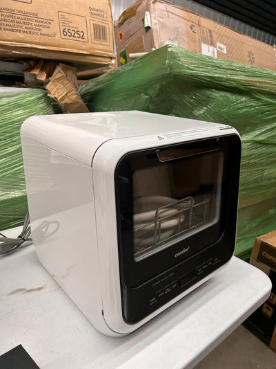 COMFEE' Portable Dishwasher Countertop, Mini Dishwasher with 5L Built-in Water Tank, No Hookup Needed, 6 Programs, 360° Dual Spray, 192℉ High-Temp& Air-Dry Function, Dishwasher for Apartments& RVs! (USED ONCE - VERY CLEAN)
