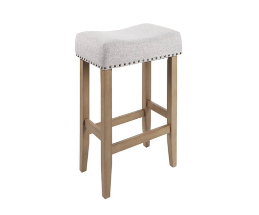Better Homes & Gardens Light Grey Upholstered 29 inch Barstool- NEW IN BOX!!!