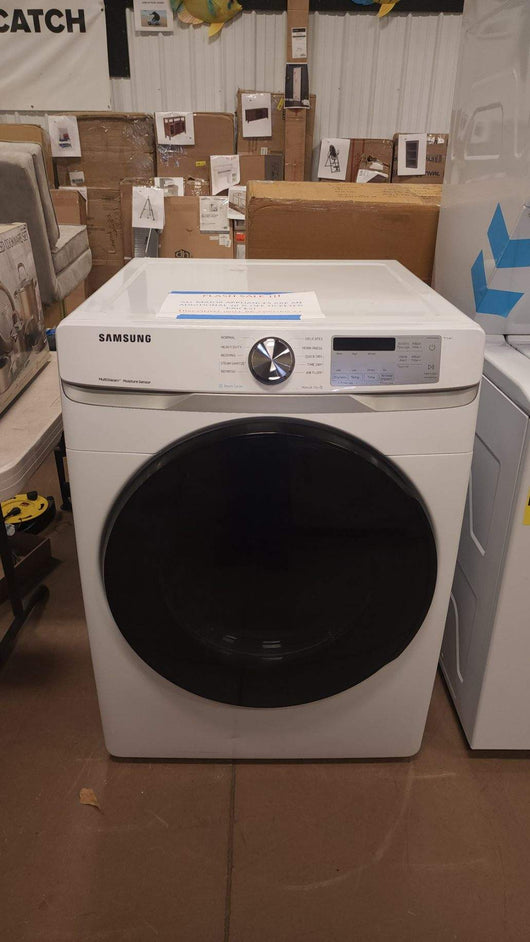Samsung 7.5-cu ft Stackable Steam Cycle Electric Dryer (White) USED TESTED AND WORKS GREAT