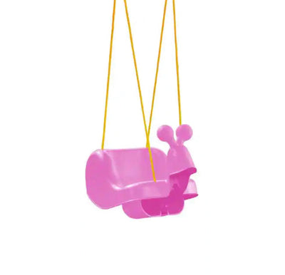 Pink Snail Baby Swing with Rope- NEW (Missing Snail Eyes)