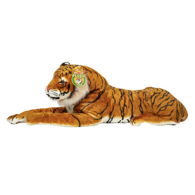 Melissa & Doug Giant Tiger - Lifelike Stuffed Animal (over 5 feet long)**New in plastic**