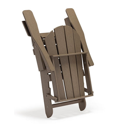 Westin Outdoor Braxton Folding HDPE Plastic Adirondack Chair, Set of 2, Weathered Wood- NEW IN 2 BOXES!!!!