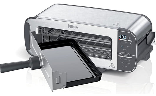 Ninja Foodi 2-in-1 Flip Toaster, 2-Slice Capacity, Compact Toaster Oven, Stainless Steel!! NEW IN BOX!!