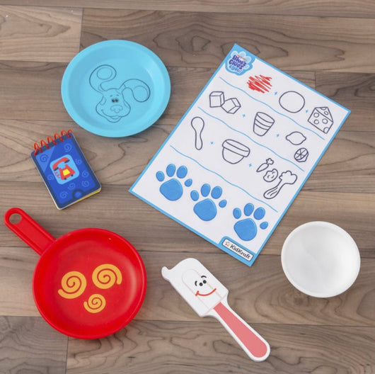 KidKraft Blue's Clues & You! Cooking-Up-Clues Wooden Play Kitchen & Handy Dandy Notebook- NEW IN BOX!!!!