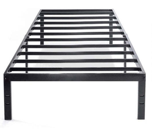 Best Price Mattress 14 Inch Metal Platform Beds w/ Heavy Duty Steel Slat Mattress Foundation (No Box Spring Needed), Black- NEW IN BOX!!!
