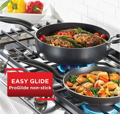 T-fal B36290 Specialty Nonstick 5 Quart Jumbo Cooker Saute Pan with Glass Lid, Black- NEW IN BOX!!