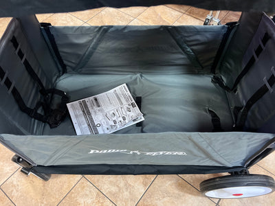 Radio Flyer Trav-ler Stroll 'N Wagon, Black Push Wagon with Canopy, Small Storage Bag, for Ages 1+ Years- NEW AND ASSEMBLED!! (2021 Model)