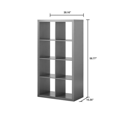 Better Homes & Gardens 8-Cube Storage Organizer, Gray**New in Box**
