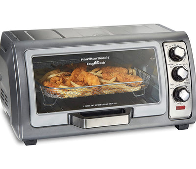 Hamilton Beach 31523 Sure-Crisp Air Fryer Toaster Oven with Easy Reach Door, STAINLESS STEEL**New in Box**