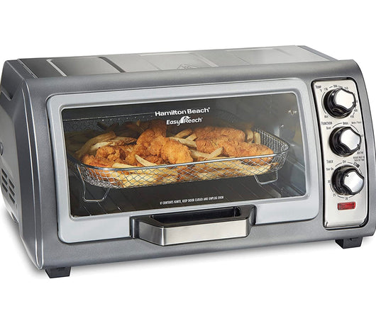 Hamilton Beach 31523 Sure-Crisp Air Fryer Toaster Oven with Easy Reach Door, STAINLESS STEEL**New in Box**
