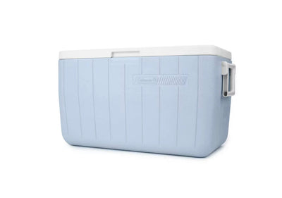 Coleman Chiller 48QT, 5QT, 1/3-Gallon Jug Cooler Set, Fog Gray- NEW!!! (Small dent on back corner)