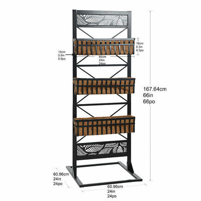 66-inch Patio Divider with Planters! (New In The Box)