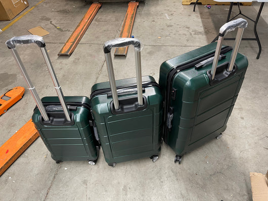 3 piece hard side luggage set - brand new - 20” / 24” / 28”