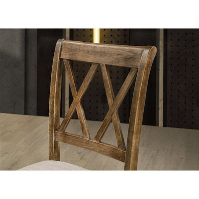 Roundhill Furniture Windvale Dining Chair, Set of 2, Brown**New in Box**