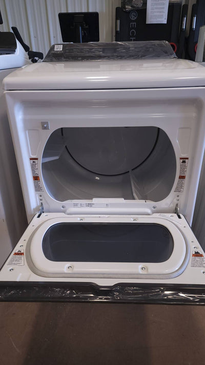 Whirlpool 7.4-cu ft Vented Electric Dryer with Intuitive Controls - White ((USED ONCE -