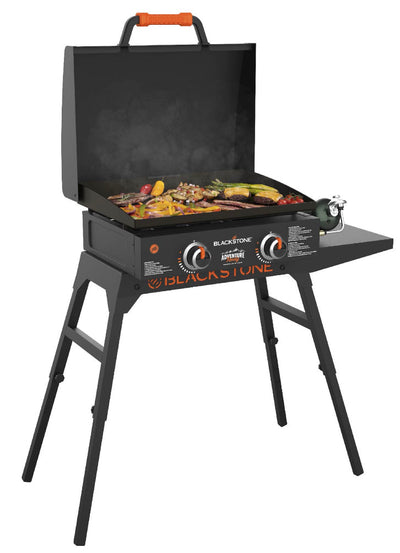 Blackstone 22" Table Top Griddle with Hood, Legs and Bulk Adapter Hose!! NEW IN BOX!!