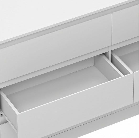 Hillsdale Brindle 6-Drawer Horizontal Dresser, White Finish!! NEW IN BOX!!