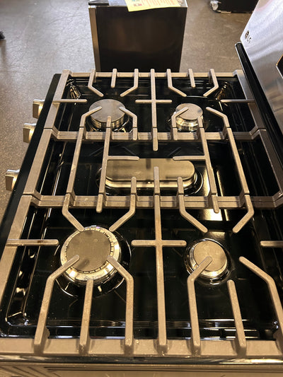 LG Airfry Smart Wi-Fi enabled 30-in 5 Burners 5.8-cu ft Self-cleaning Air Fry Convection Oven Freestanding Gas Range (Stainless Steel)!  -Brand new out of the box (Is missing original booklet)
