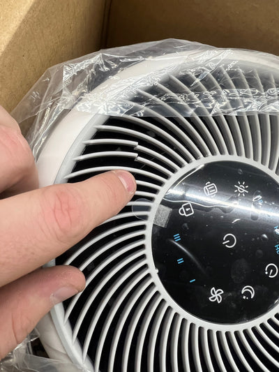 LEVOIT Air Purifier for Home Allergies Pets Hair in Bedroom, H13 True HEPA Filter- NEW IN BOX! (Minor crack from shipping but still functions well!)