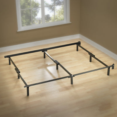 ZINUS Compack Metal Bed Frame / 7 Inch Support for Box Spring and Mattress Set, Black, Queen**New in box**