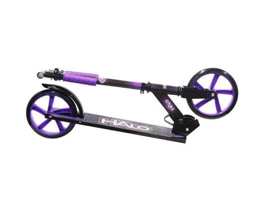 HALO Rise Above Supreme Big Wheel Scooter - Purple - Designed For All Riders (Unisex) - 200mm Wheels, Height Adjustable and Folding- NEW IN BOX!!!