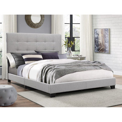 Crown Mark Florence Gray Panel Bed, Twin**New inBox**