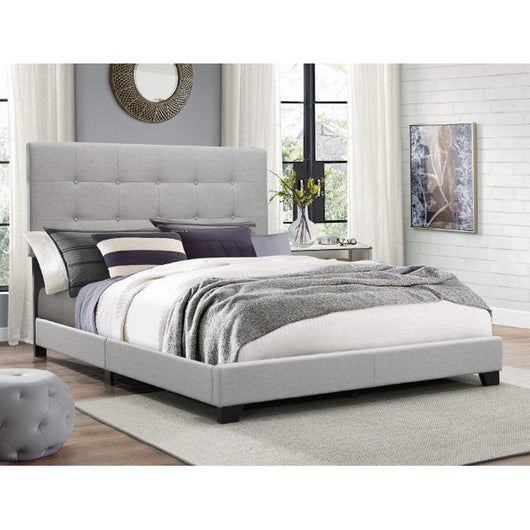 Crown Mark Florence Gray Panel Bed, Twin**New inBox**