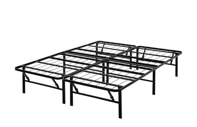 Mainstays 14” High Profile Foldable Platform Bed Frame, King, Black (new in the box)