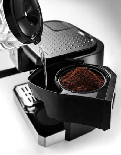 De'Longhi Combination Espresso/Coffee Machine - Stainless Steel- used but very clean, like new!
