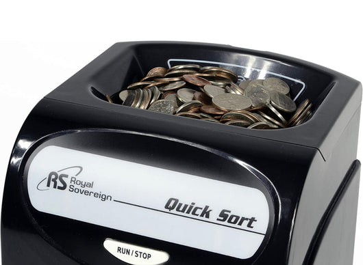Royal Sovereign Electric Coin Sorter, Patented Anti-Jam Technology, 1 Row of Coin Counting - NEW OUT OF BOX!!!!