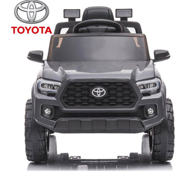 uhomepro Gray 12 V Toyota Tacoma Powered Ride On Car with Remote Control, LED Lights & MP3 Player- NEW IN BOX!!!
