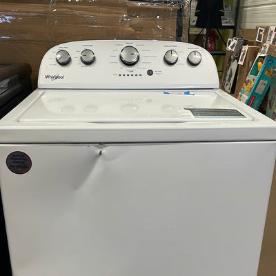 Whirlpool 3.5-cu ft Top-Load Washer with Deep Water Wash - White USED - TESTED & WORKS GREAT!!! Small dent on the front