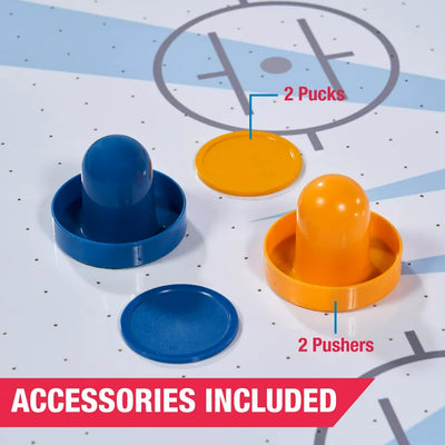 MD Sports 4FT. Air Powered Hockey Table, Multi-color**New in Box**
