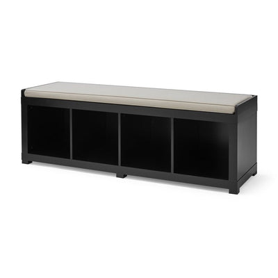 Better Homes & Gardens 4-Cube Storage Bench, Black**New in box**