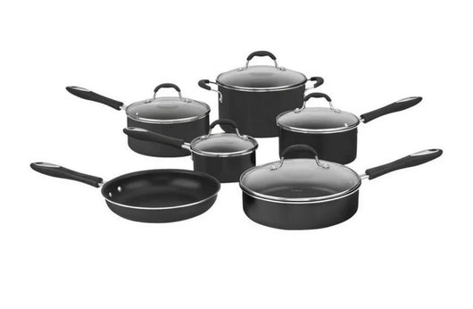 Cuisinart Advantage Non-Stick Hard Aluminum 11-Piece Cookware Set, Black- NEW IN BOX!!!