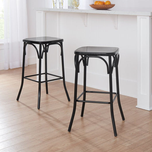 Better Homes & Gardens Matilda Backless Bar Stool, Black**New in box**