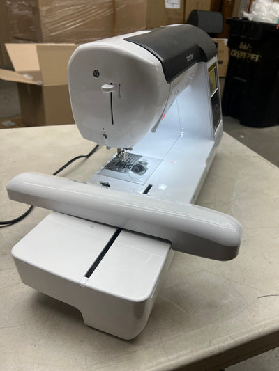 Brother Computerized Sewing and Embroidery Machine, Wireless LAN Connected, 193 Built-in Embroidery Designs, 241 Built-in Stitches, 3.7" LCD Touchscreen Display!! LIGHTLY USED(SOME MINOR ACCESSORIES ARE MISSING BUT MAJOR PARTS ARE ALL THERE)!!