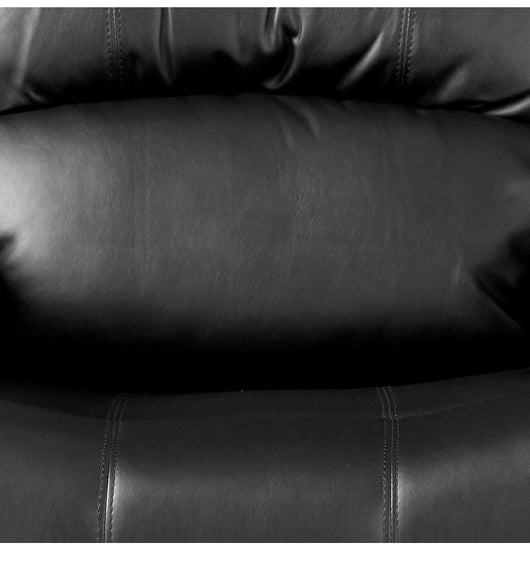 Relax A Lounger Warren Reclining Armchair, 35.5" W x 37.8" D x 39.4" H, Black! (NEW - HAS A MINOR TEAR FROM SHIPPING)
