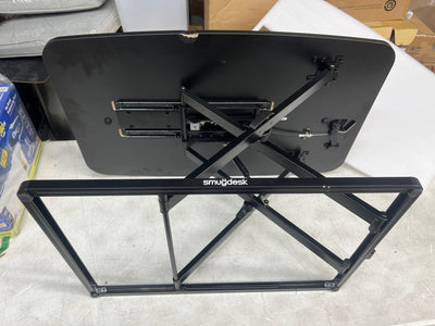 SMUG Converter Adjustable Height Riser, Sit Stand Desk Dual Monitor and Laptop Workstation, 31in, Black- NEW IN BOX! (Minor damage from shipping)
