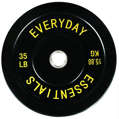 BalanceFrom Olympic Bumper Plate Weight Plate with Steel Hub 35lbs **New**