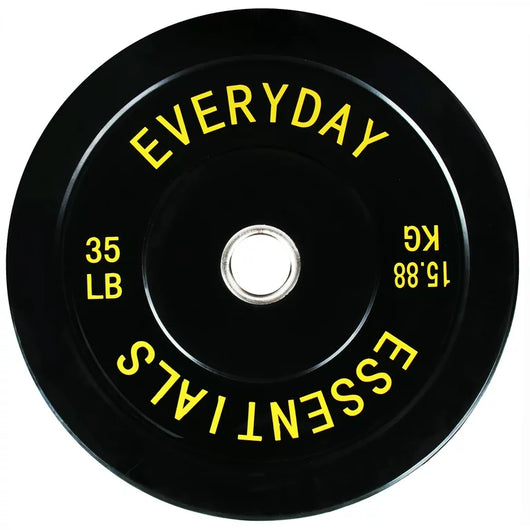 BalanceFrom Olympic Bumper Plate Weight Plate with Steel Hub 35lbs **New**