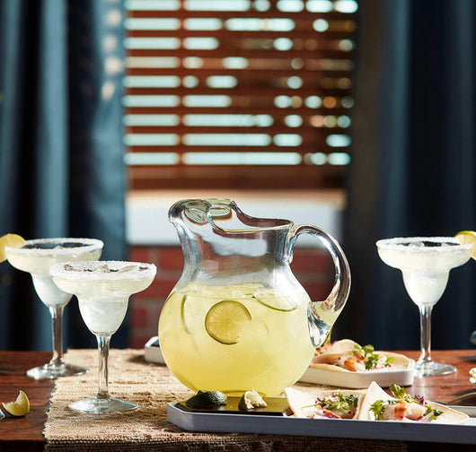 Libbey Cancun Entertaining Set with 6 Margarita Glasses and Pitcher- NEW IN BOX!!!!