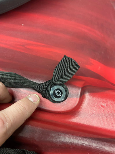 Lifetime Tahoma 10’ Sit-On-Top Kayak(Paddle Included), Red/Black!! NEW BUT HAS MINOR SCRATCHES FROM SHIPPING AND MISSING SEAT CLIP BUT STILL WORKS FINE(PHOTOS SHOWN)!!