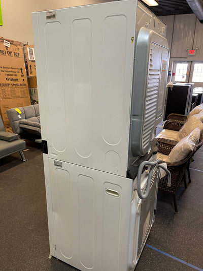 LG WashTower Electric Stacked Laundry Center with 4.5-cu ft Washer and 7.4-cu ft Dryer ENERGY STAR- HANDYMAN’S SPECIAL! BRAND NEW-     WASHER WORKS GREAT - BUT DRYER DIGITAL PANEL WILL NOT COME ON OR WORK - NEEDS REPAIR -