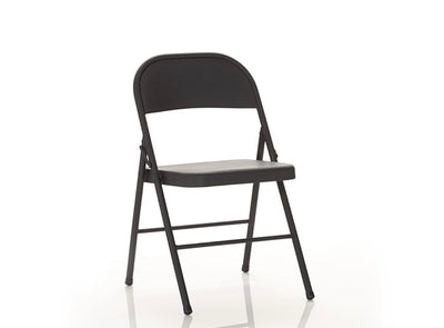Mainstays Steel Folding Chair (4 Pack), Black- NEW IN BOX!!! (Minor scratches from shipping)